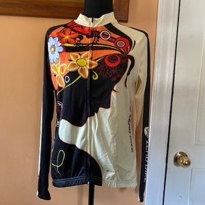 Floral Print Bicycle Jersey